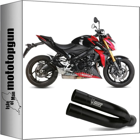 Scarico MIVV Double Gun Nero per Suzuki GSX-S 1000/1000 F 2015-2020