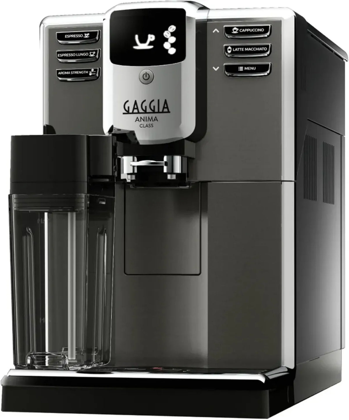 Gaggia Anima Class - Macchina da Caffè Automatica con Macine in Ceramica, per Espresso e Cappuccino, 1500W, Acciaio Inox, Made in Italy