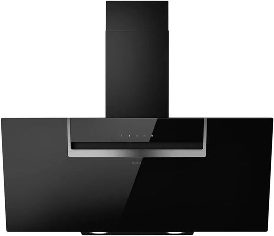 Cappa Aspirante Elica Sheen S BL/A/60 con Touch Control e Vetro Nero