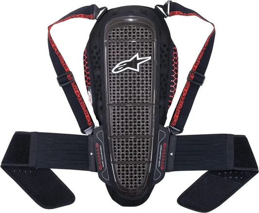 Protettore Schiena Alpinestars Nucleon Kr, Taglia L, Nero/Fumo/Rosso