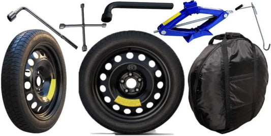 Ruotino di Scorta 125/80 R17 per Renault Captur II 2019-2024 con Kit Accessori