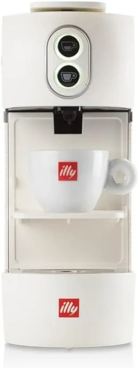 Macchina da Caffè illy con Cialde ESE 44 mm, Serbatoio 1000 ml, Bianco