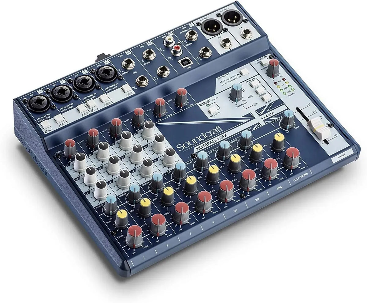Soundcraft NOTEPAD 12FX Console di Mixaggio con USB I/O