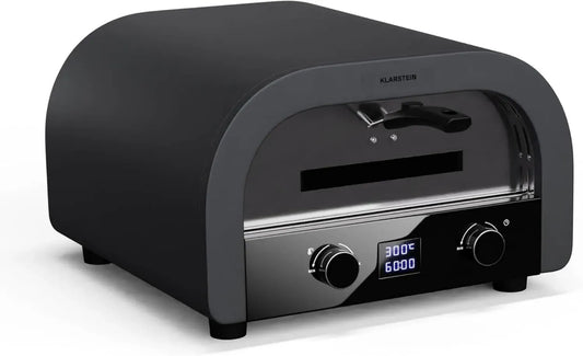 Forno Elettrico per Pizza Klarstein 2200W con Controllo Digitale e Coperchio in Vetro