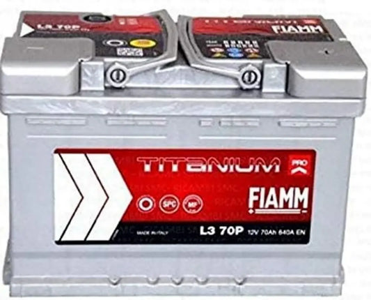Batteria Auto Fiamm L370P 12V 70Ah 640A Potente e Affidabile