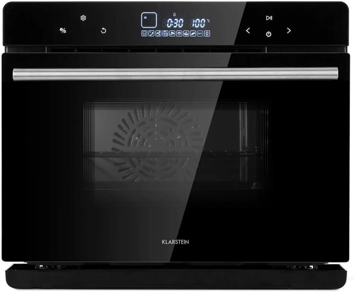 KLARSTEIN MasterFresh - Forno a Vapore Multifunzione 24 L, TouchControl, Nero