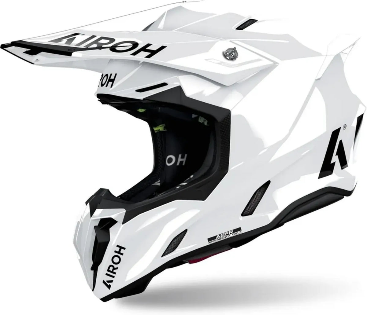 Casco Offroad Airoh Twist 3 Bianco Lucido Taglia L