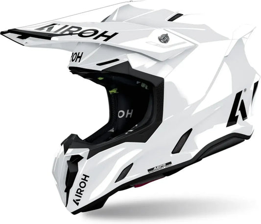 Casco Offroad Airoh Twist 3 Bianco Lucido Taglia L