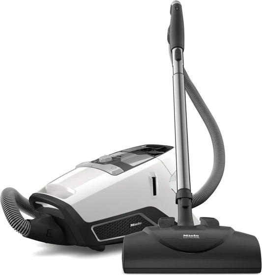 Aspirapolvere a Traino Senza Sacco Miele Blizzard CX1 Cat & Dog, Bianco Lotus