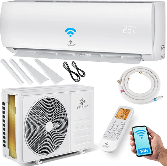 KESSER® Condizionatore Split WiFi - Efficienza Energetica A++, R32, 9000 BTU