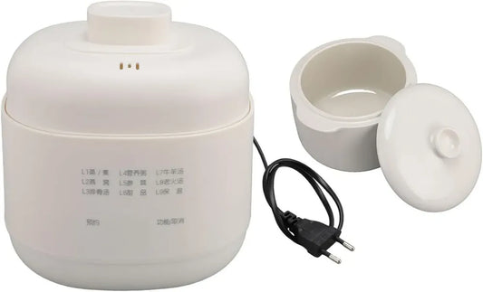 Mini Pentola in Ceramica 1L con Timer e Protezione Surriscaldamento