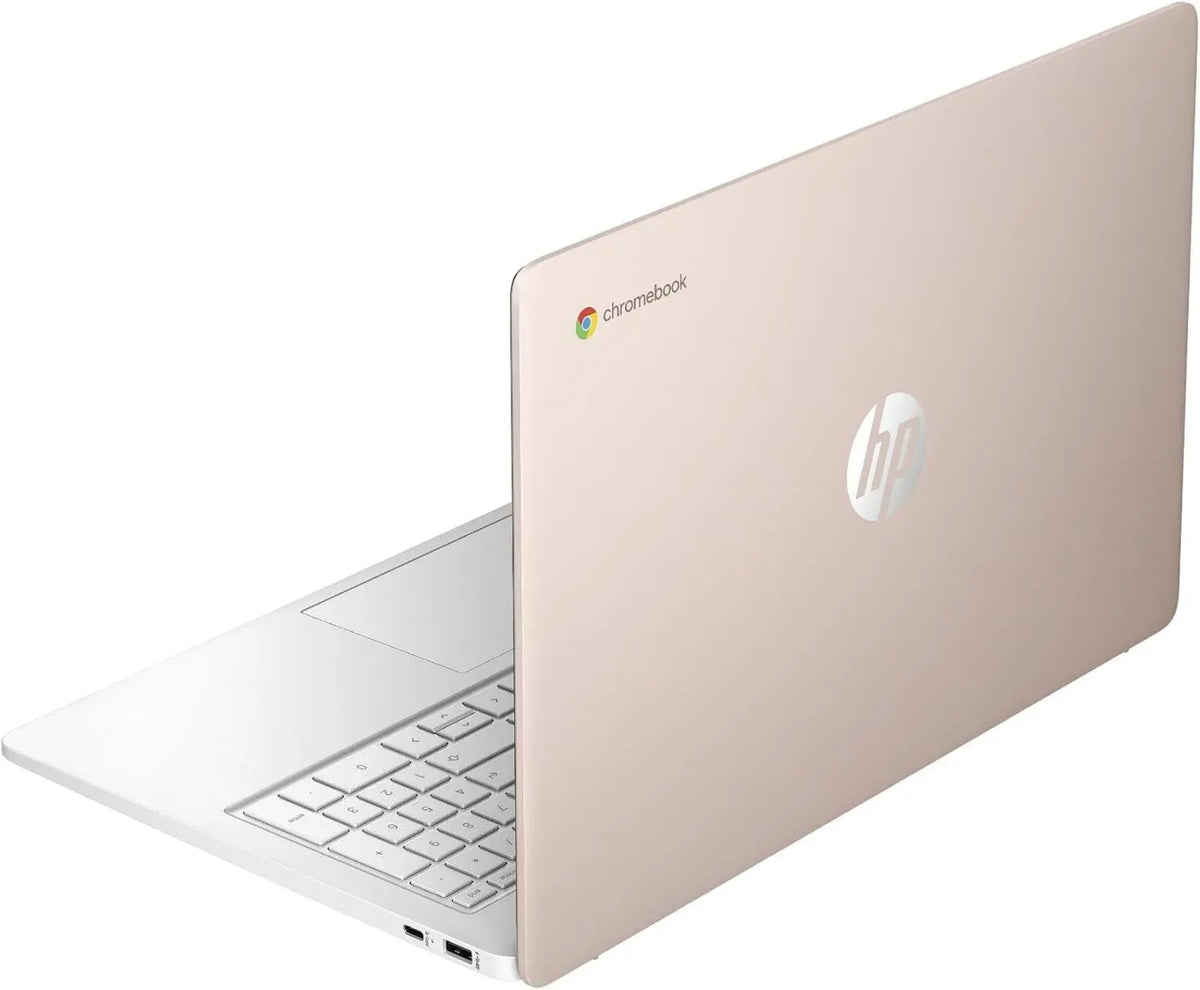 HP Chromebook 15.6' HD, Celeron N4500, 8GB RAM, 128GB eMMC, Rose Gold