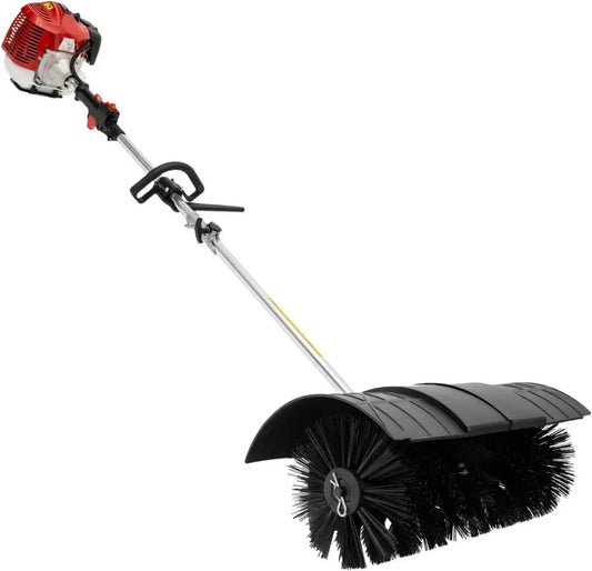 Spazzatrice a Benzina 2.3 HP 52 CC 2 Tempi, 1700 W, Manuale con Cinghia Posteriore per Neve e Pulizia Stradale