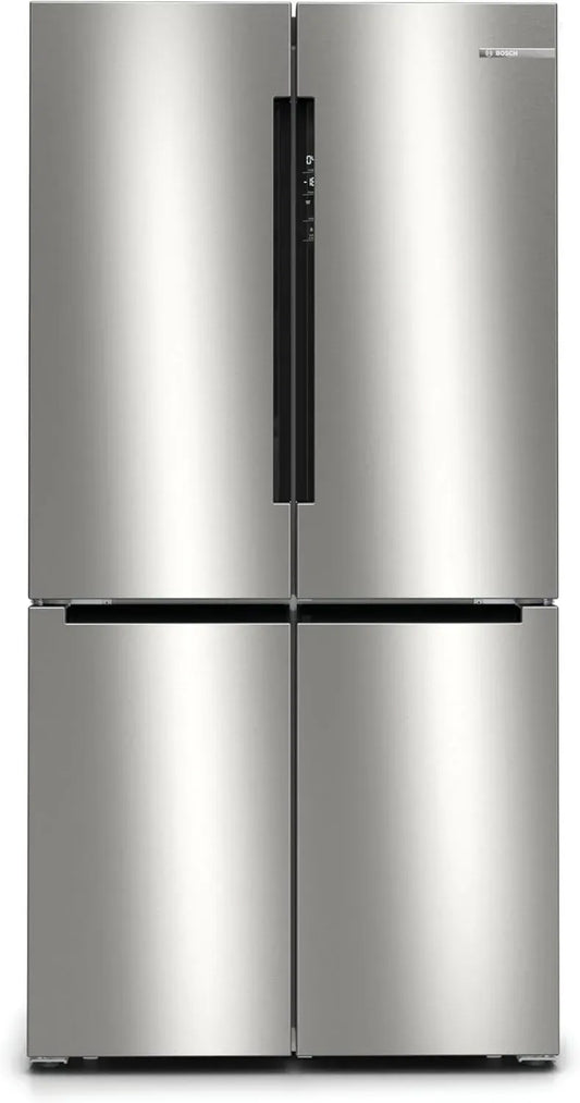 Frigorifero side-by-side Bosch Serie 4, 605 L, Classe E, Acciaio inossidabile