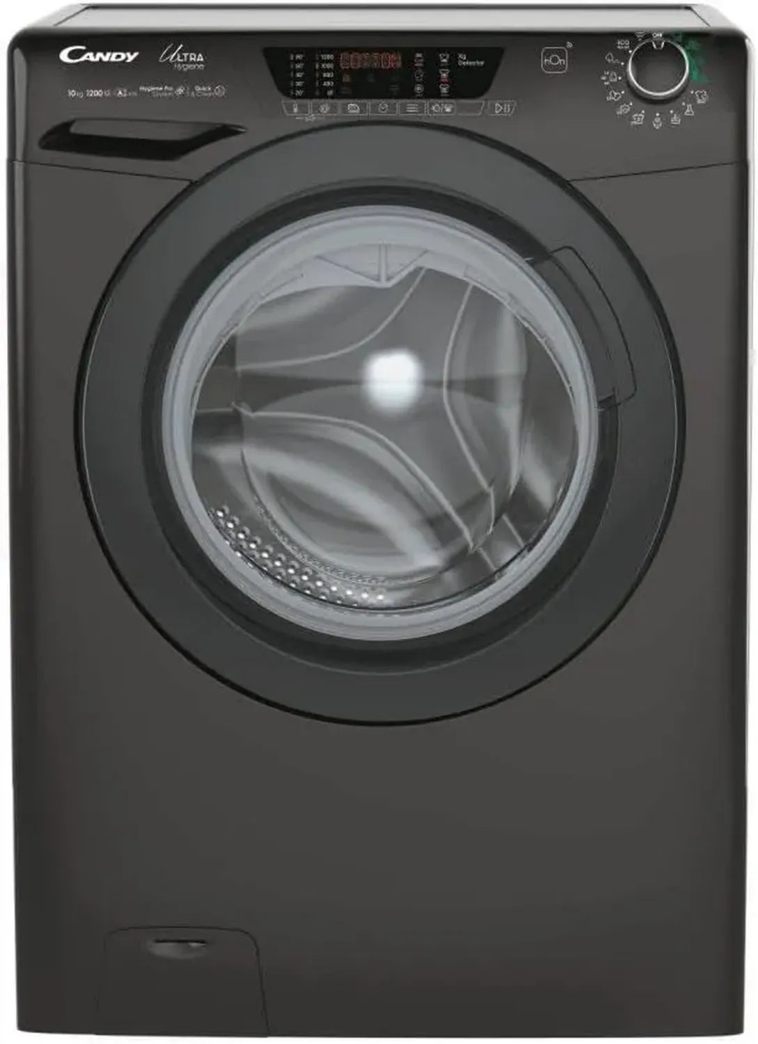 Lavatrice 10 kg, Frontale, 1200 RPM, Nero, Classe Energetica A